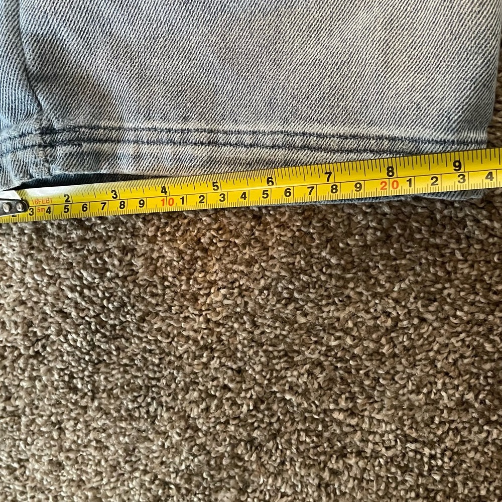 Vanilla Star Women's Blue and Gray Wide Leg Jeans - Picture 7 of 9